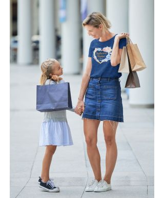 Koszulka damska prezent na Dzień Matki Najlepsza Mama na Świecie kwiaty