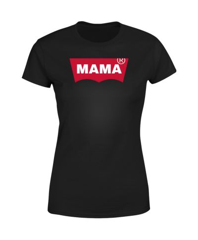 Koszulka damska MAMA - Śmieszny prezent dla Mamy na Dzień Matki