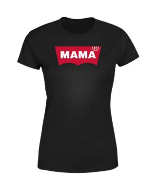Koszulka damska MAMA - Śmieszny prezent dla Mamy na Dzień Matki