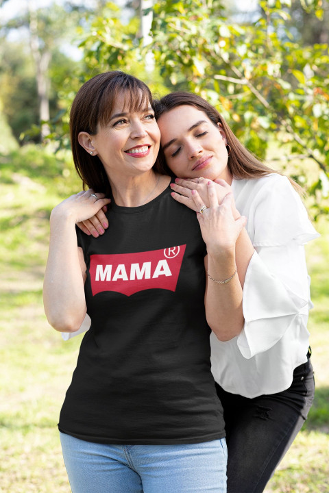 Koszulka damska MAMA - Śmieszny prezent dla Mamy na Dzień Matki — zdjęcie 4