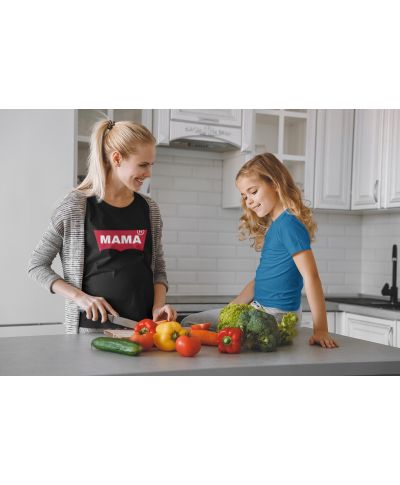 Koszulka damska MAMA - Śmieszny prezent dla Mamy na Dzień Matki