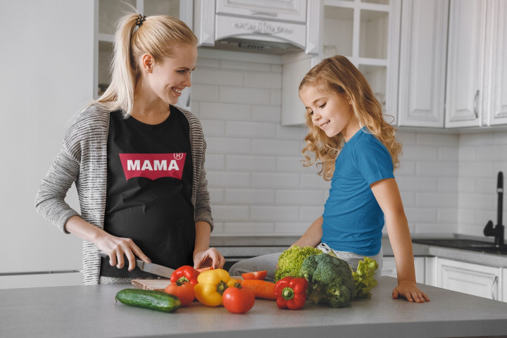 Koszulka damska MAMA - Śmieszny prezent dla Mamy na Dzień Matki — zdjęcie 5