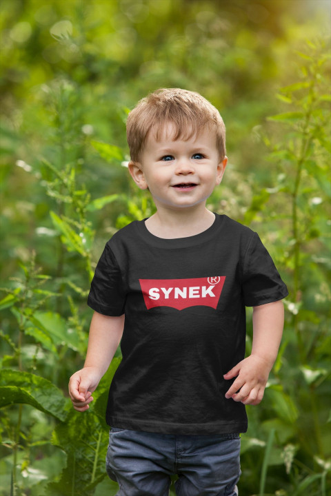 Koszulka dziecięca SYNEK - Śmieszny prezent dla Małego Urwisa Dziecka — zdjęcie 5