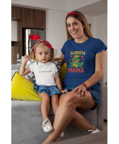 Koszulka damska Żajebista Mama Śmieszny prezent na Dzień Matki Mamy