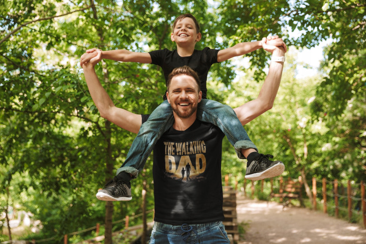 Koszulka męska THE WALKING DAD prezent dla Taty Ojca T-shirt męski — zdjęcie 2