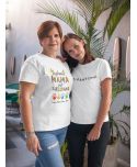 Koszulka damska Najlepsza Mama Zaklepana Dzień Mamy Matki z Imionami