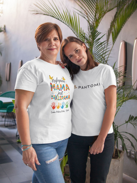 Koszulka damska Najlepsza Mama Zaklepana Dzień Mamy Matki z Imionami — zdjęcie 6