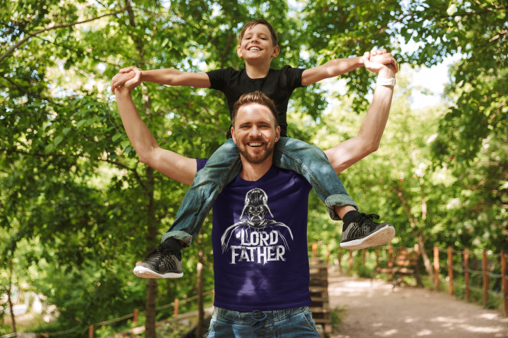 Koszulka męska LORD FATHER prezent dla Taty Ojca T-shirt męski — zdjęcie 2