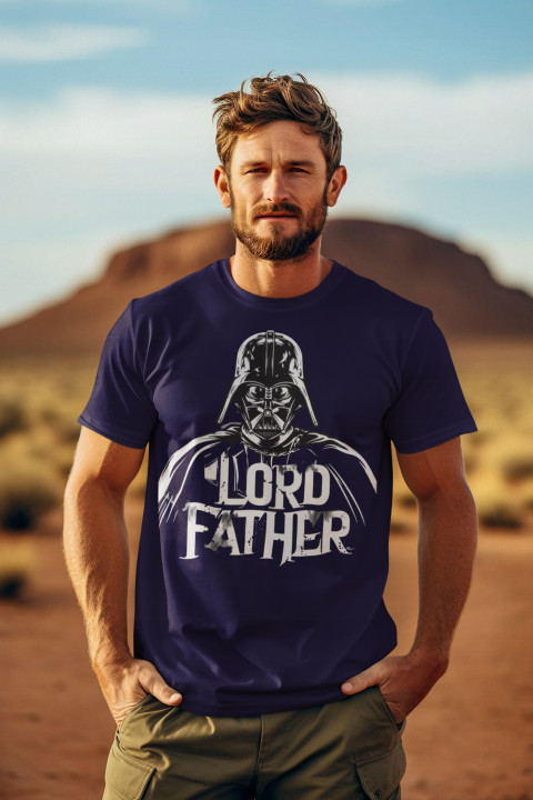 Koszulka męska LORD FATHER prezent dla Taty Ojca T-shirt męski — zdjęcie 3