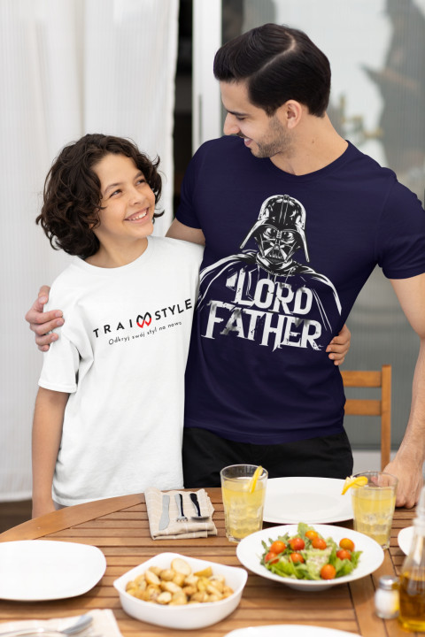 Koszulka męska LORD FATHER prezent dla Taty Ojca T-shirt męski — zdjęcie 4