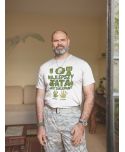 Koszulka męska Tata jest Zaklepany styl militarny Dzień Ojca Taty imiona