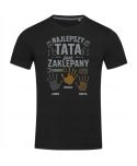 Koszulka męska Tata Fan Moto jest Zaklepany na Dzień Ojca Taty z Imionami