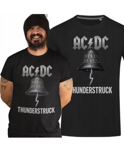 Koszulka męska AC/DC THUNDERSTRUCK na Koncert Warszawa PGE 2025 POWER UP