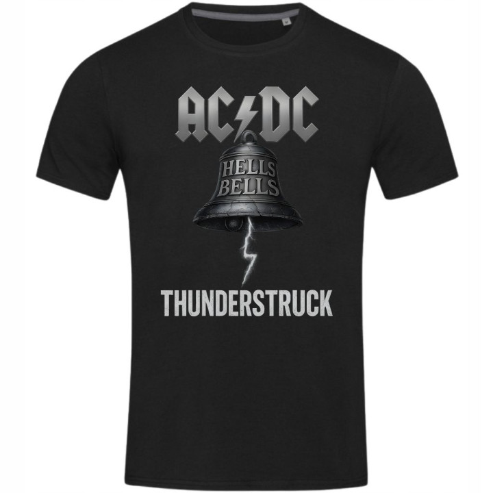 Koszulka męska AC/DC THUNDERSTRUCK na Koncert Warszawa PGE 2025 POWER UP — zdjęcie 5