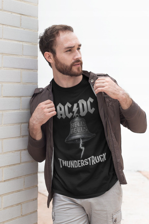 Koszulka męska AC/DC THUNDERSTRUCK na Koncert Warszawa PGE 2025 POWER UP — zdjęcie 6